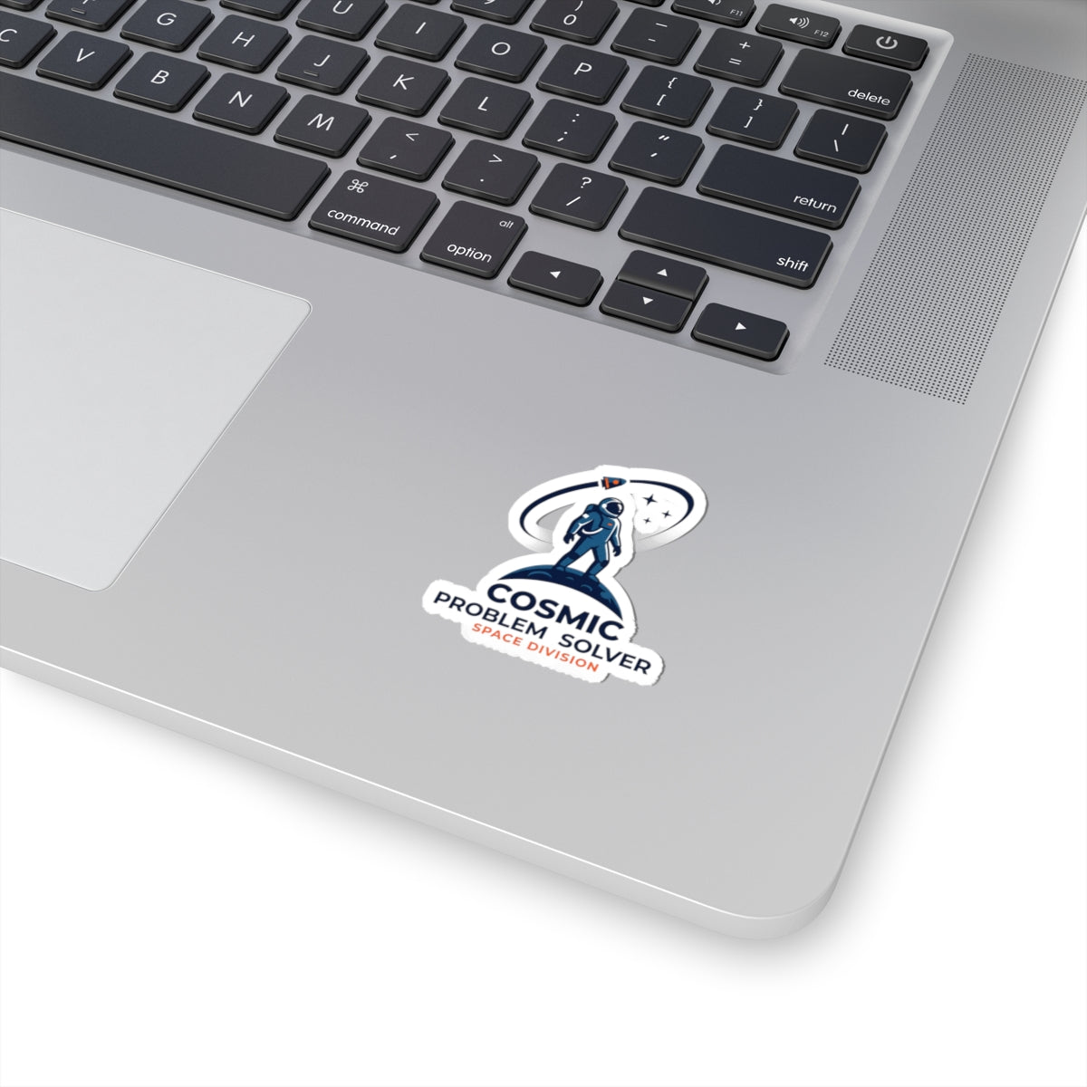 Cosmic Problem Solver Kiss-Cut Stickers | astronaut mission patch, space science