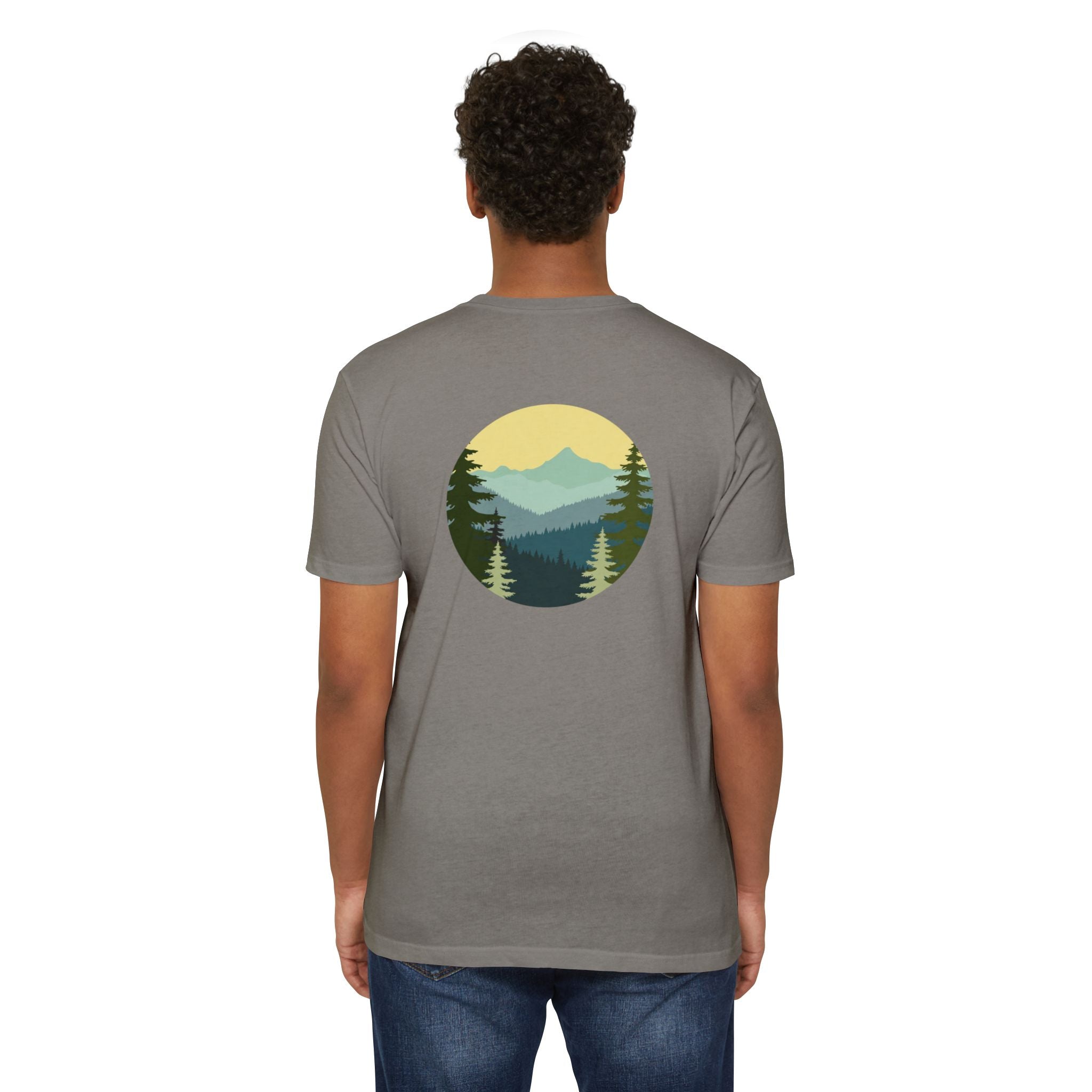 Pacific Northwest Retro Layered Mountains T-Shirt