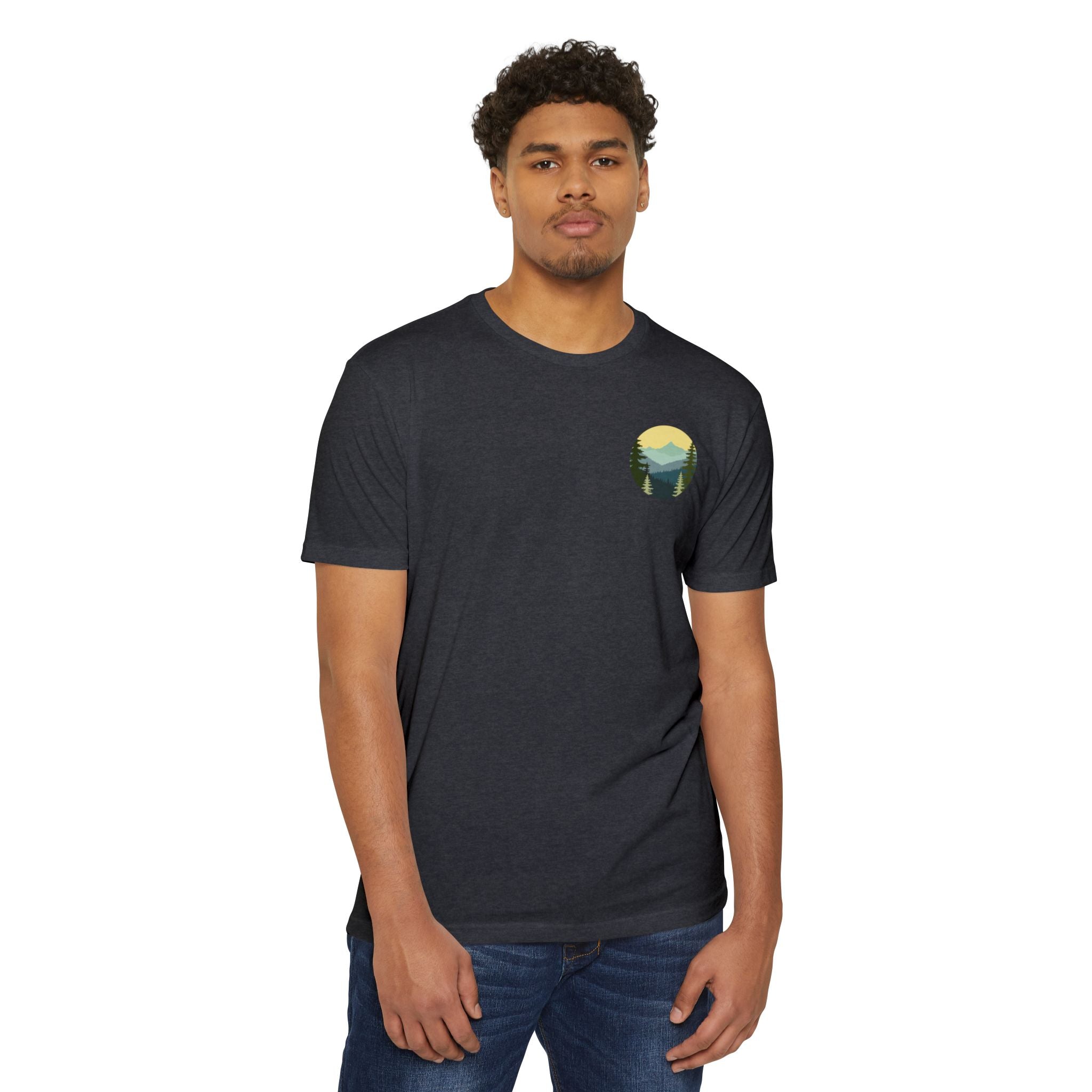Pacific Northwest Retro Layered Mountains T-Shirt