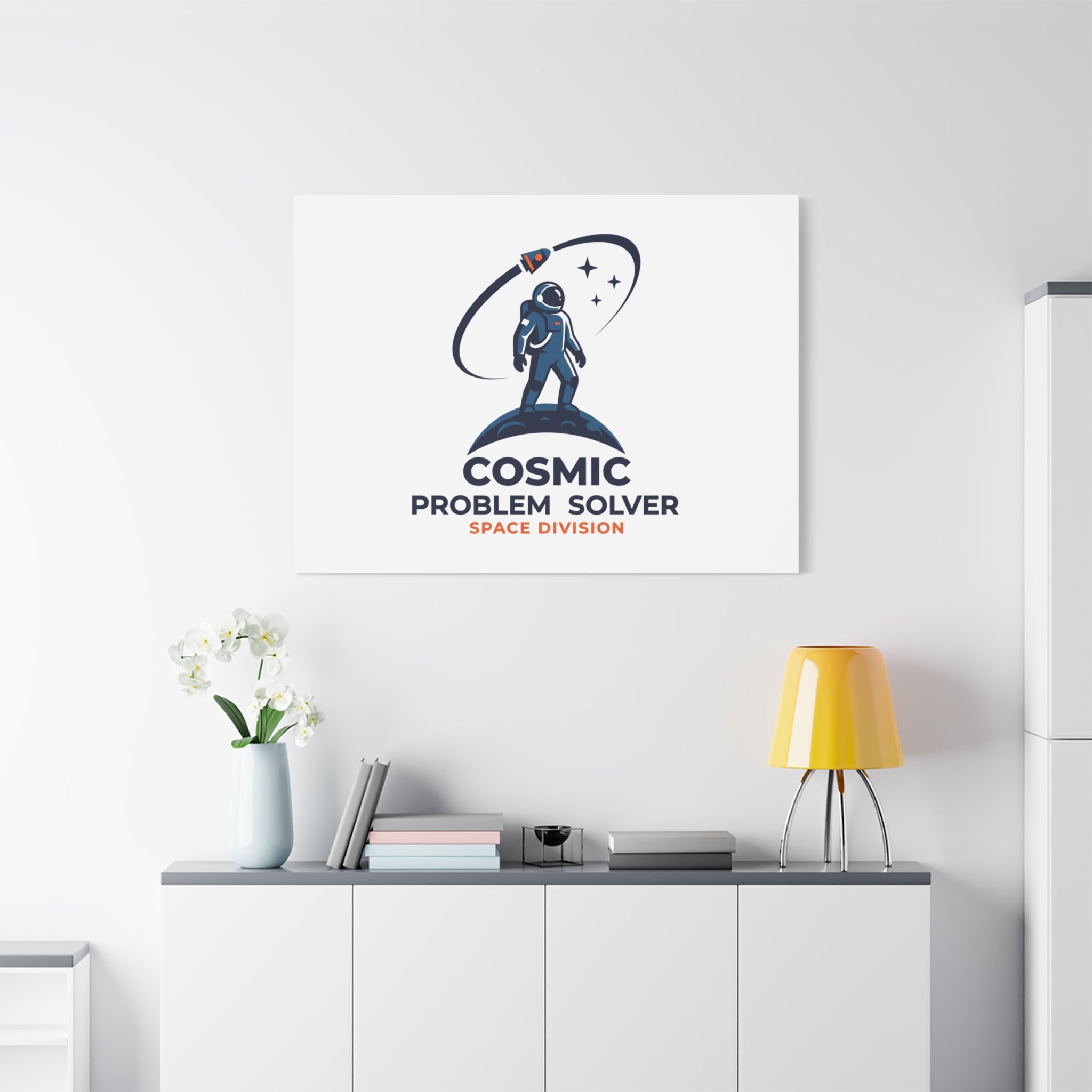 Cosmic Problem Solver Canvas | Space, Astronaut, Mission Patch