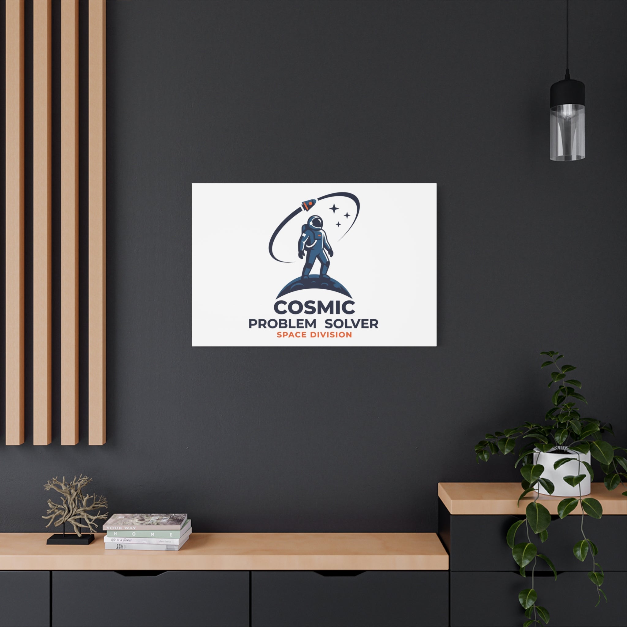 Cosmic Problem Solver Canvas | Space, Astronaut, Mission Patch