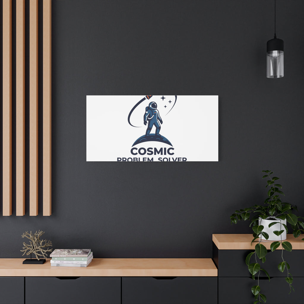 Cosmic Problem Solver Canvas | Space, Astronaut, Mission Patch