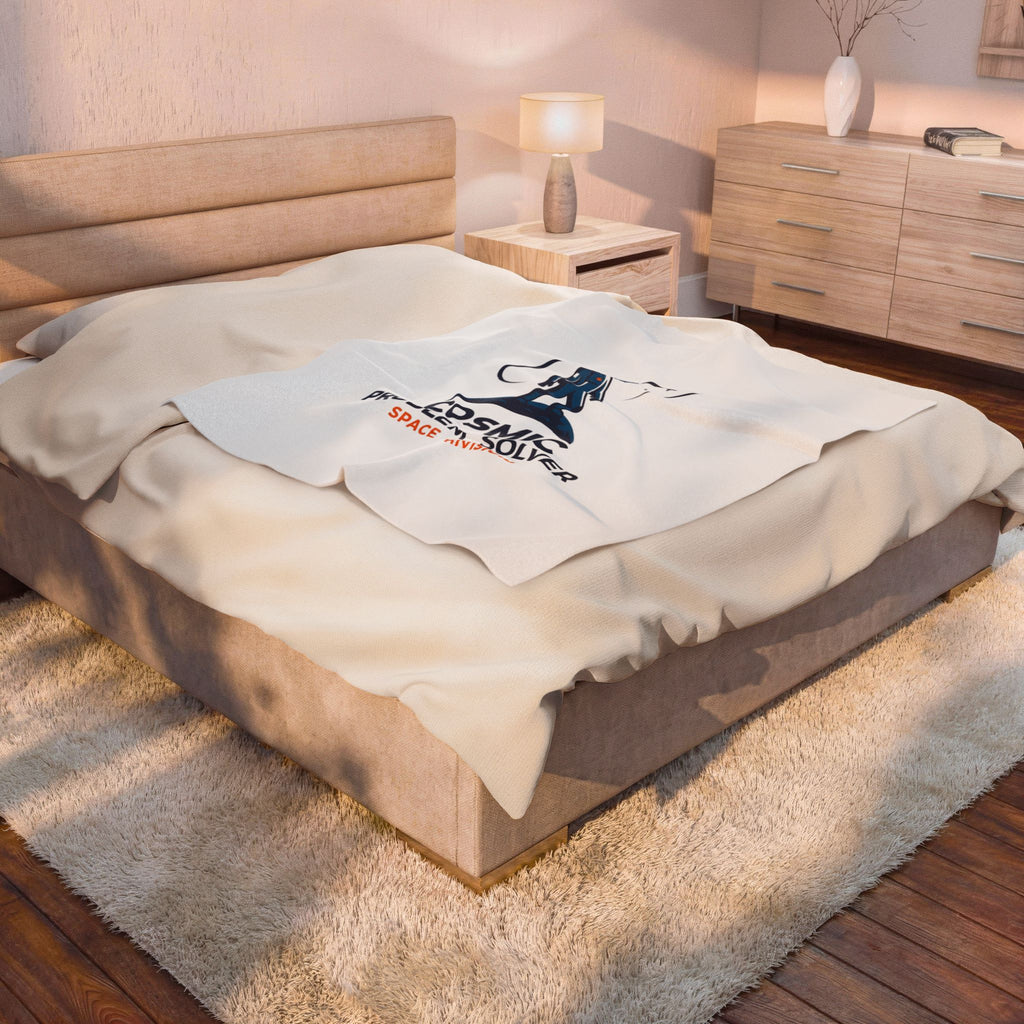 Cosmic Problem Solver Blanket | astronaut, mission patch, space science