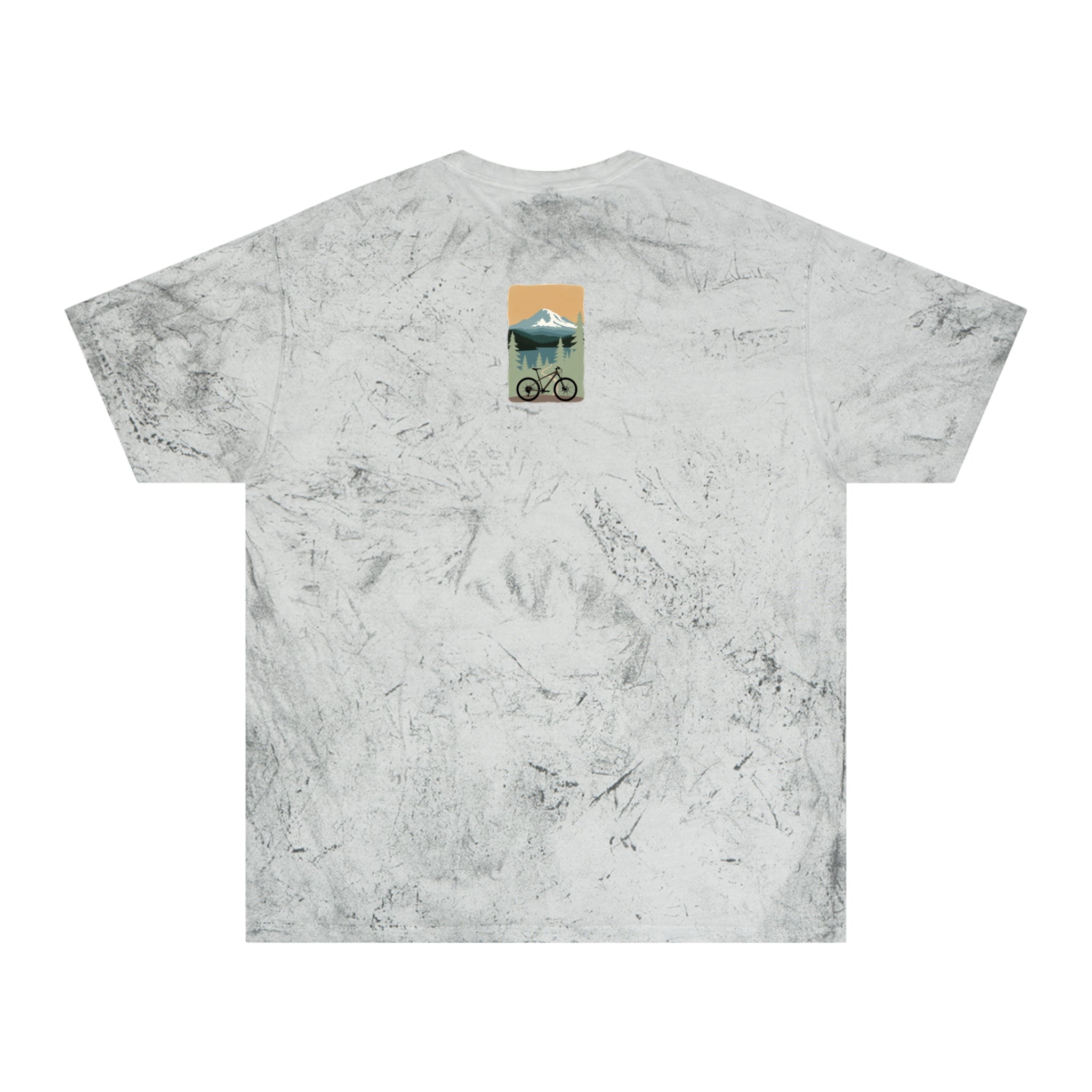 Tie-Dye Retro Mountain T-Shirt — Color Blast Outdoor Vibe