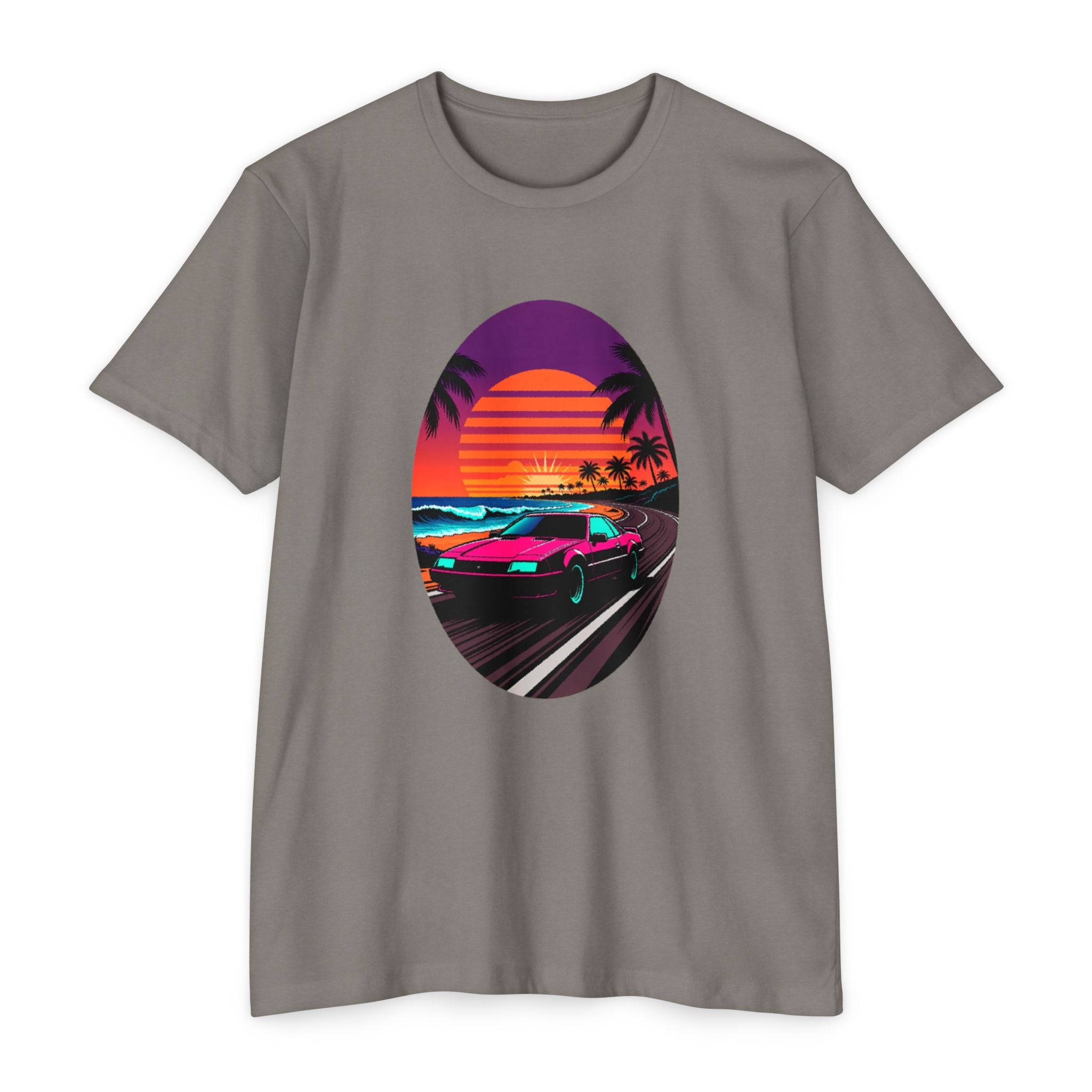 Retro Sunset Racer T-Shirt