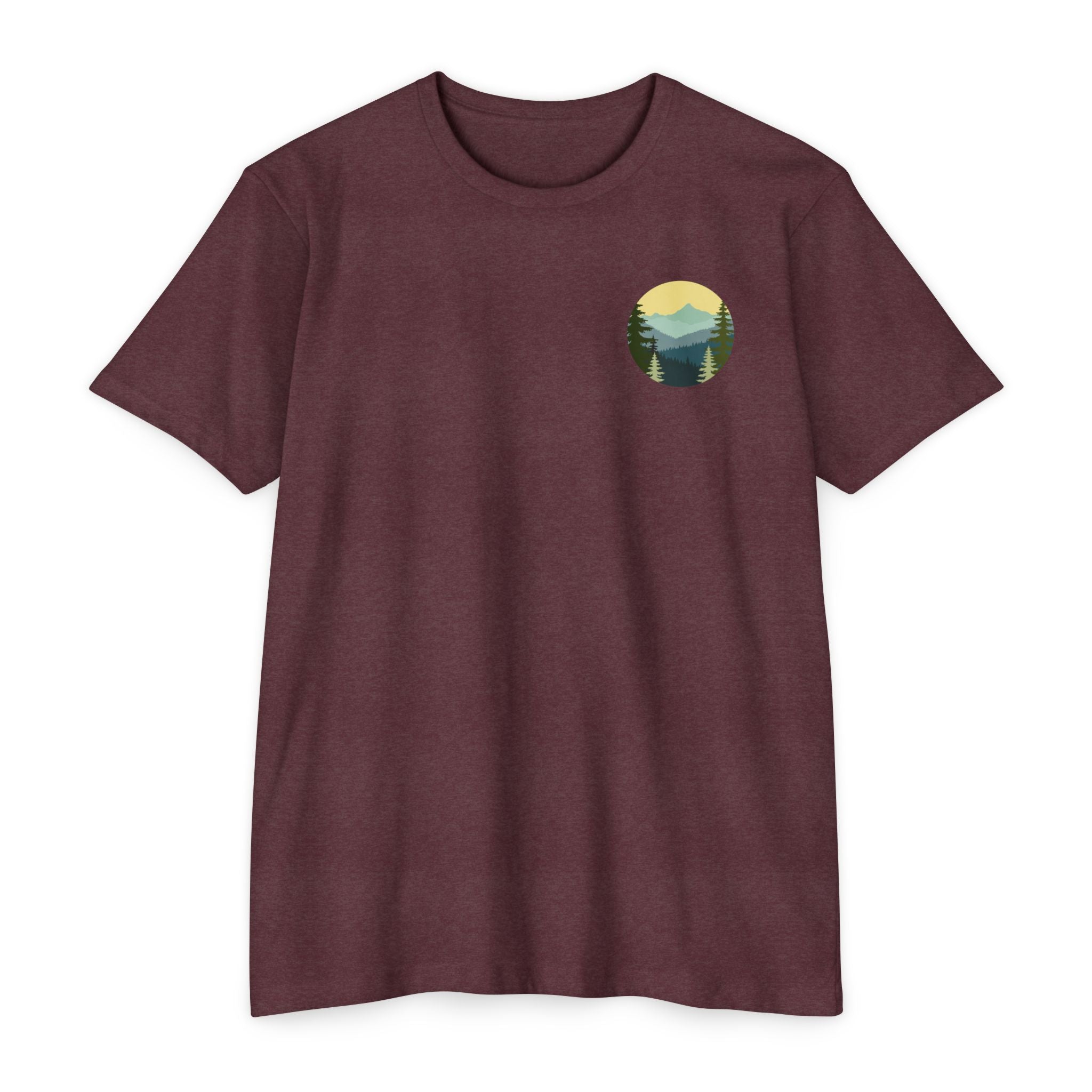 Pacific Northwest Retro Layered Mountains T-Shirt