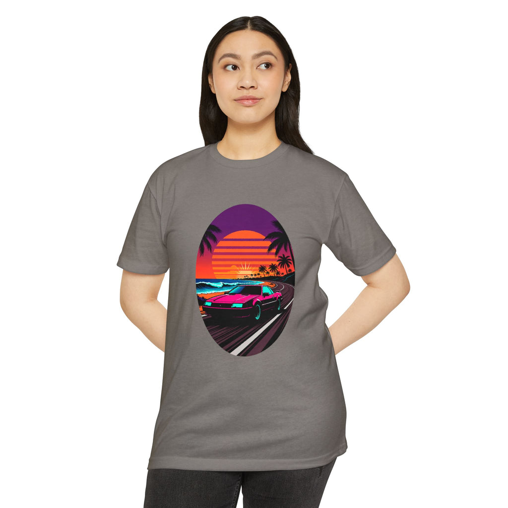 Retro Sunset Racer T-Shirt