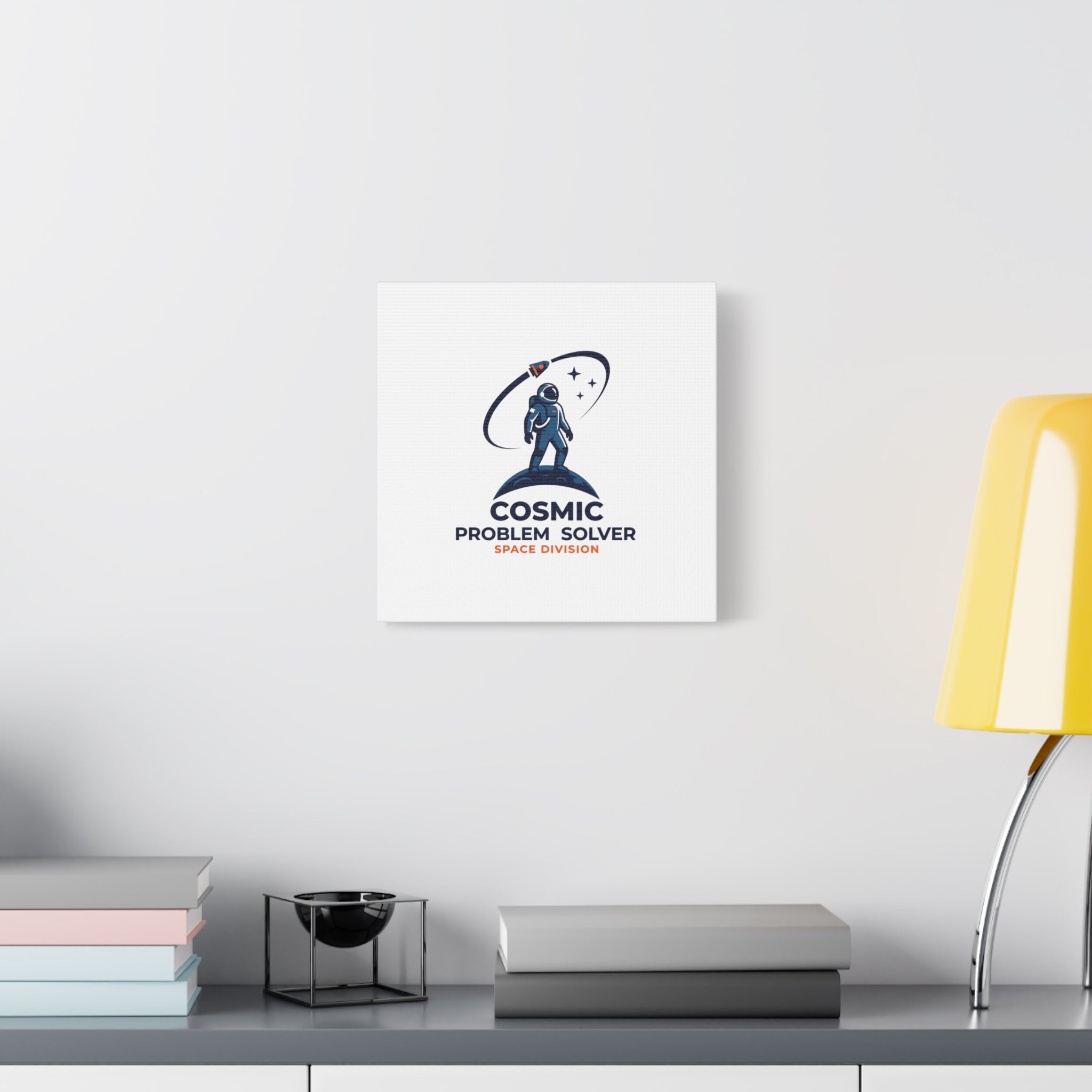Cosmic Problem Solver Canvas | Space, Astronaut, Mission Patch