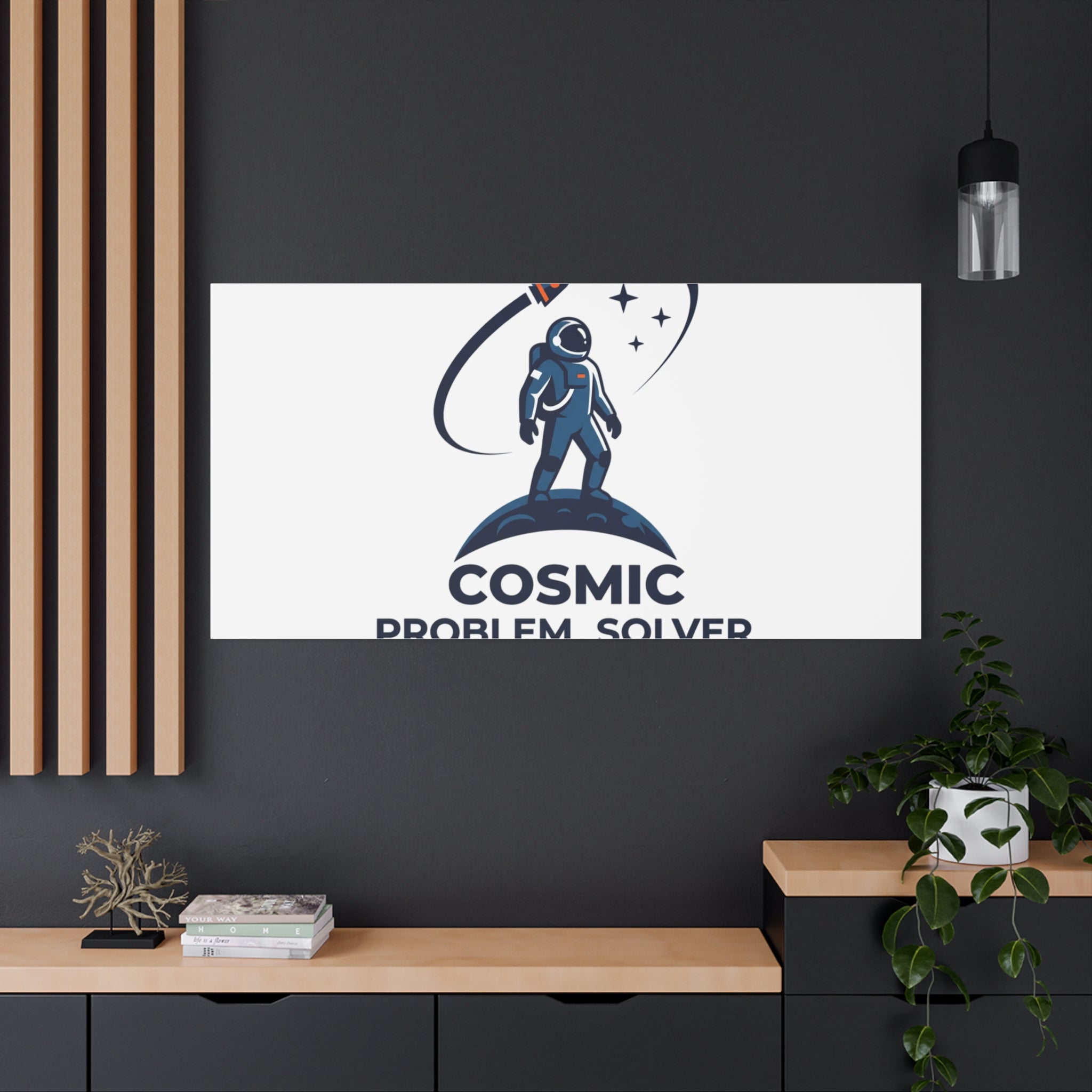 Cosmic Problem Solver Canvas | Space, Astronaut, Mission Patch