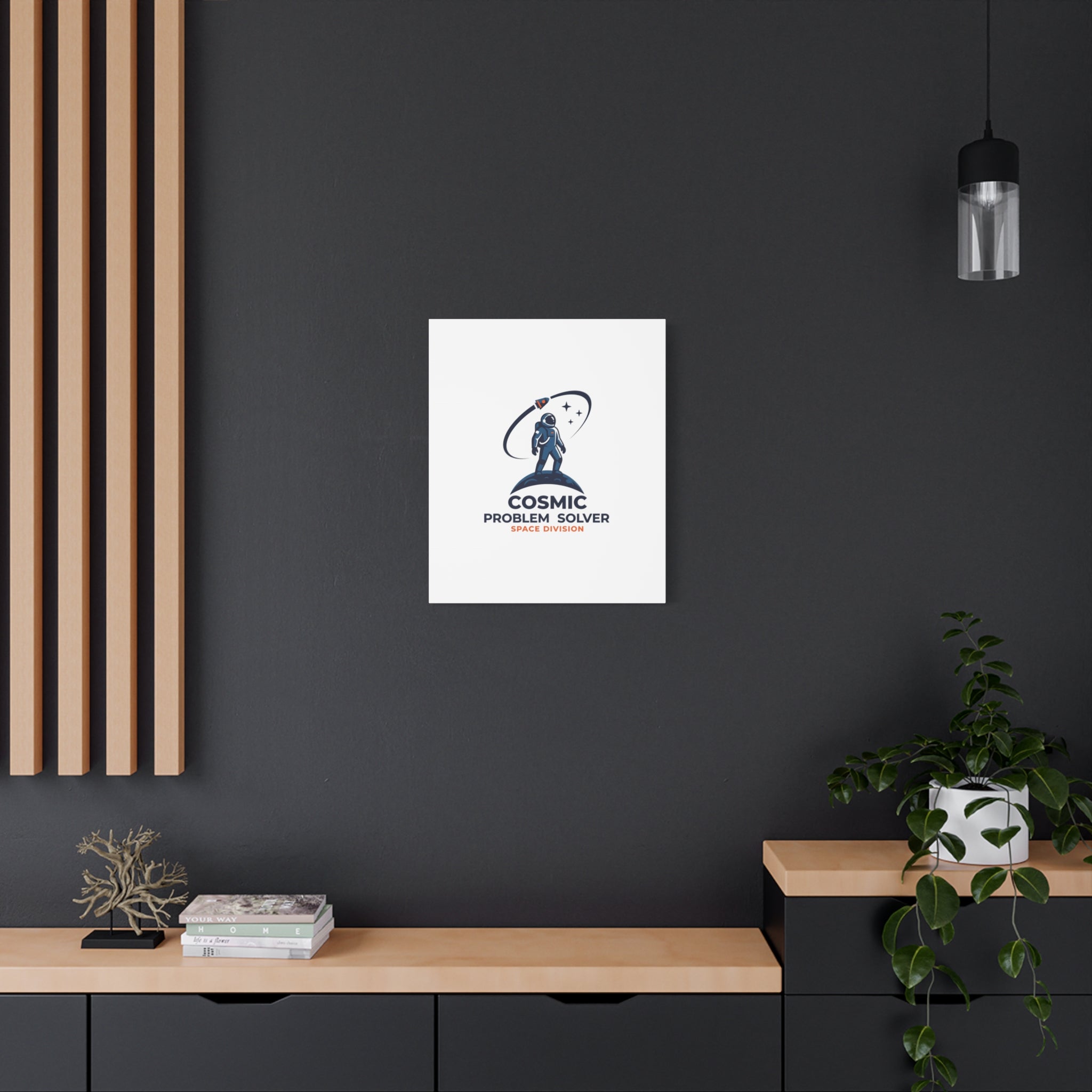 Cosmic Problem Solver Canvas | Space, Astronaut, Mission Patch