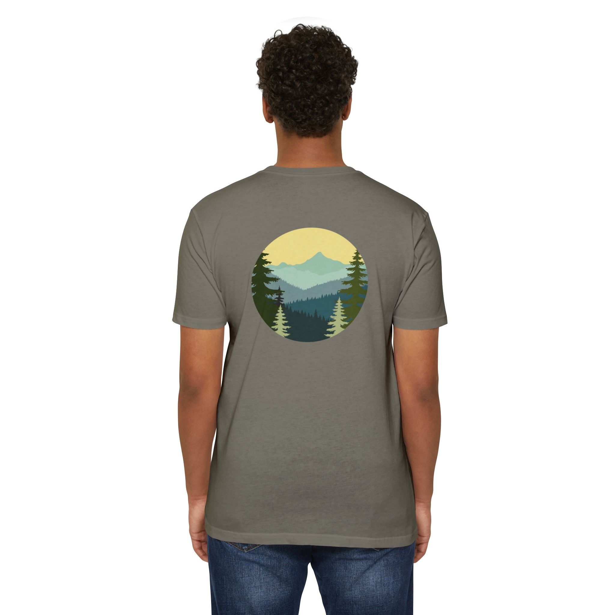 Pacific Northwest Retro Layered Mountains T-Shirt