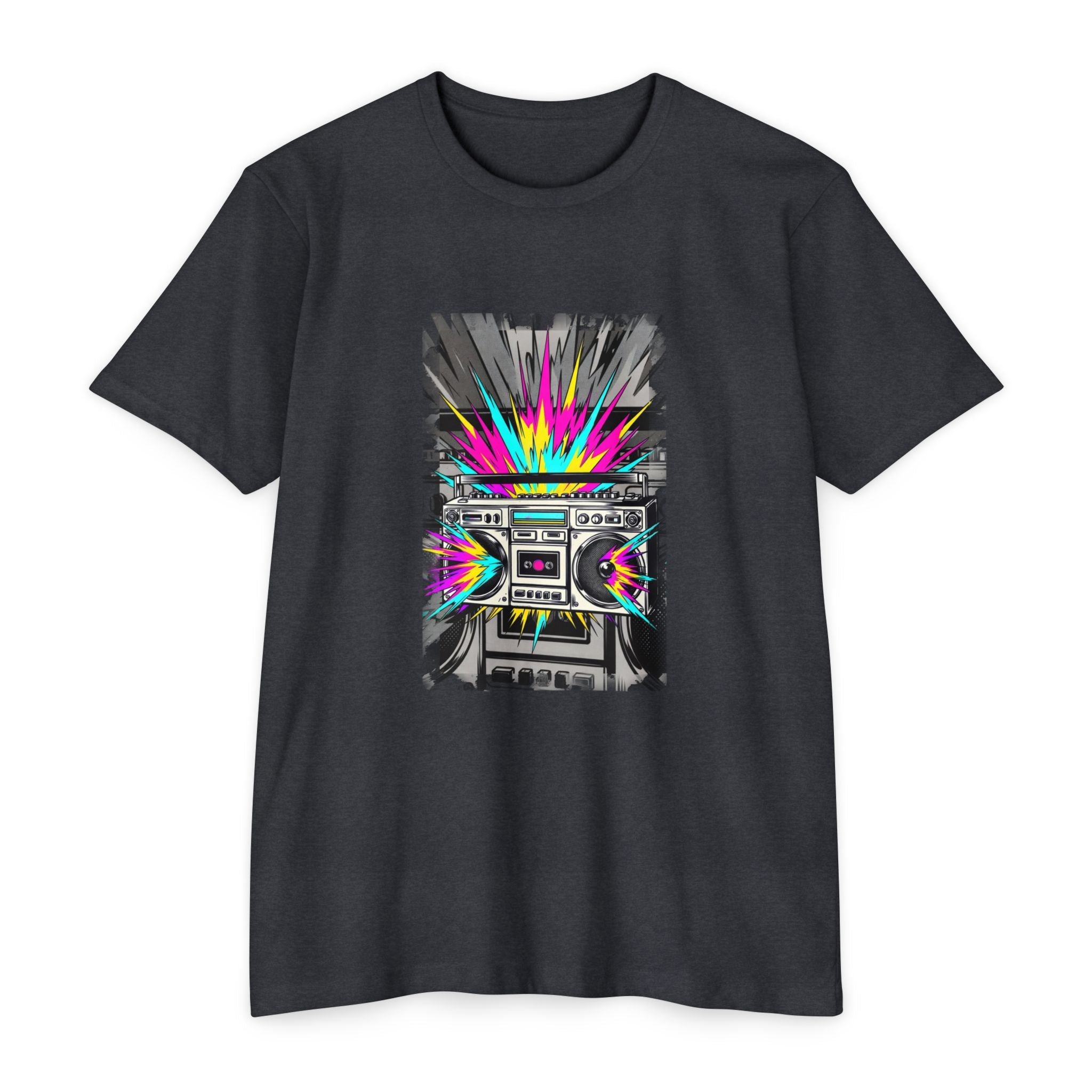 Retro Boombox Explosion T-Shirt