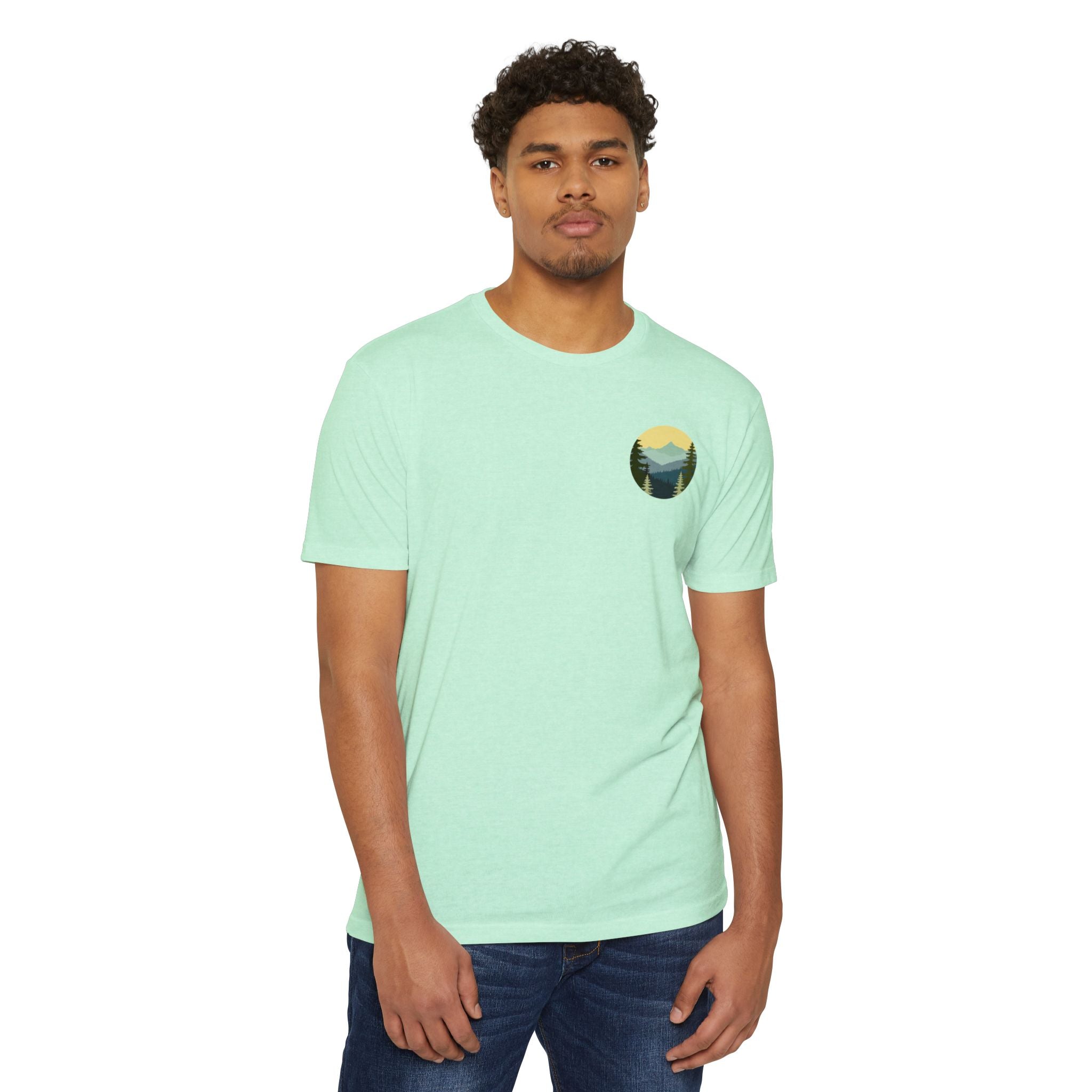 Pacific Northwest Retro Layered Mountains T-Shirt
