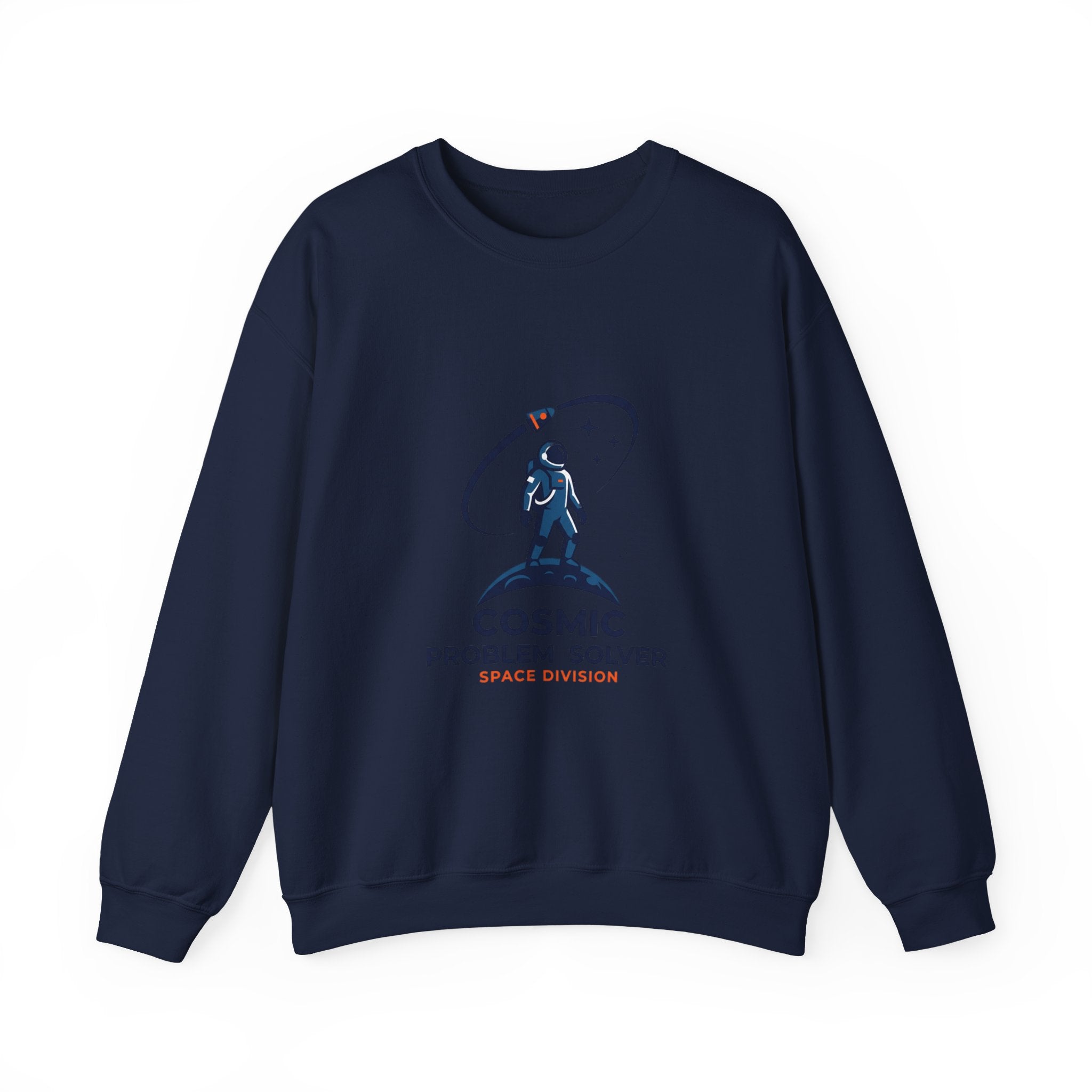 Cosmic Problem Solver Crewneck, Space Astronaut Mission Patch, science nerd