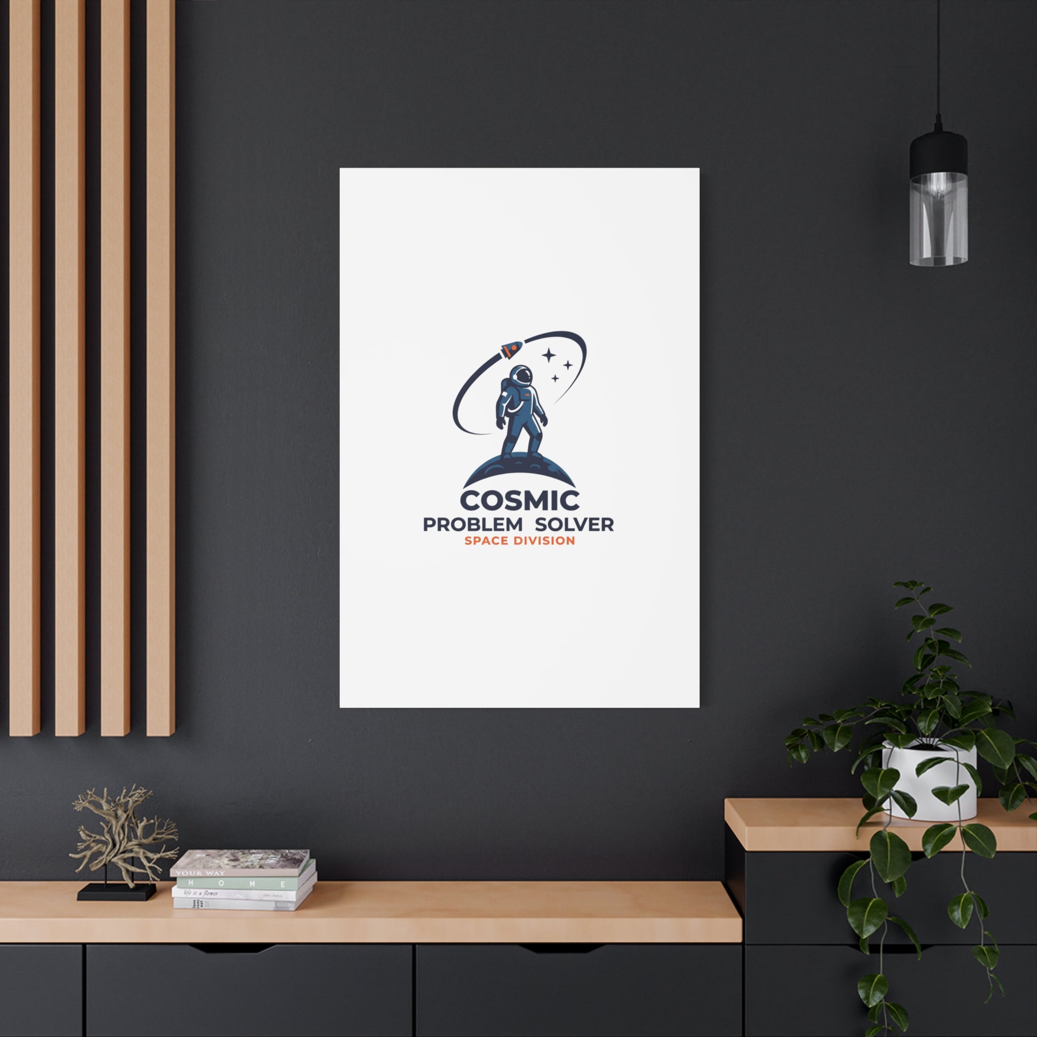 Cosmic Problem Solver Canvas | Space, Astronaut, Mission Patch