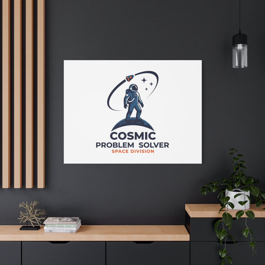 Cosmic Problem Solver Canvas | Space, Astronaut, Mission Patch