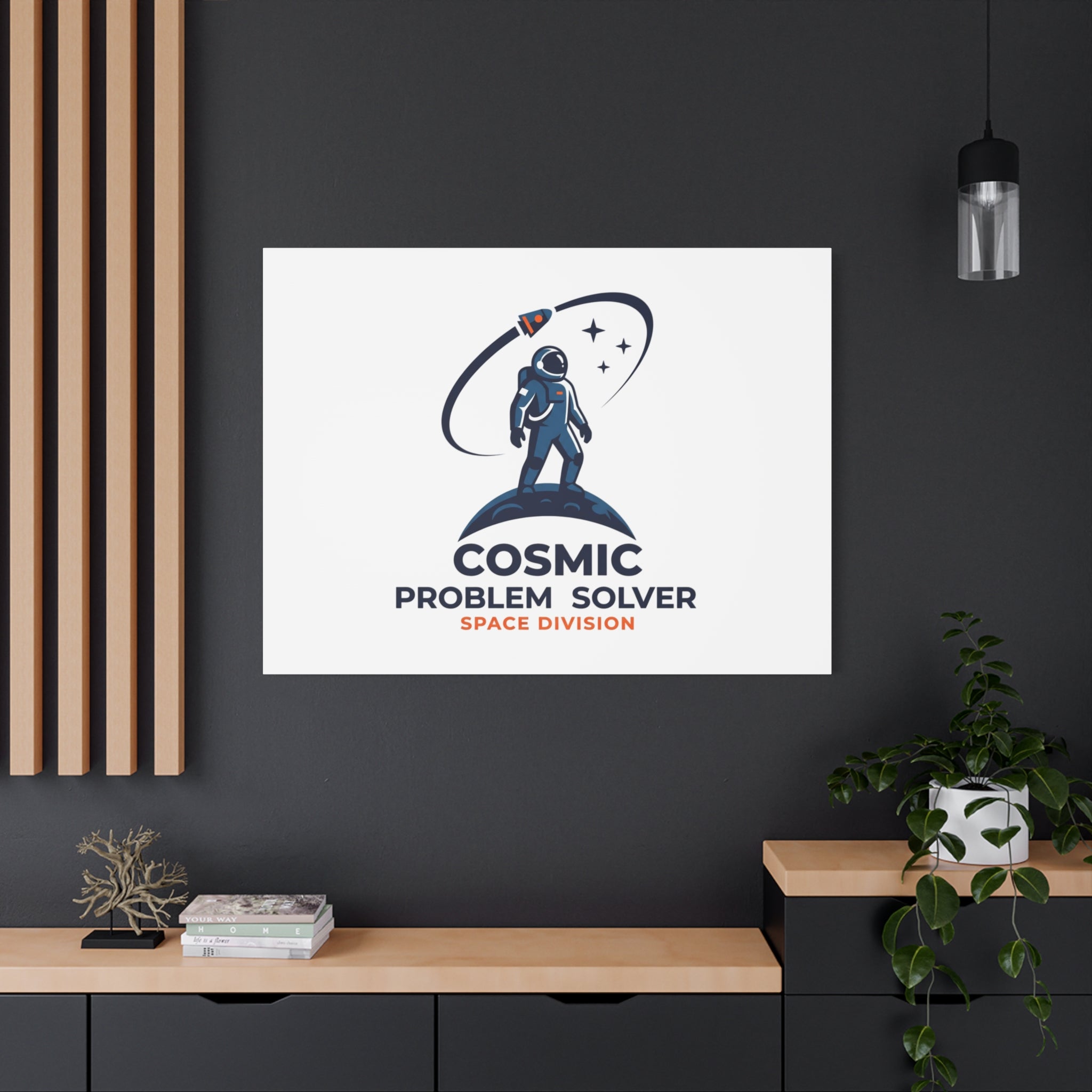 Cosmic Problem Solver Canvas | Space, Astronaut, Mission Patch