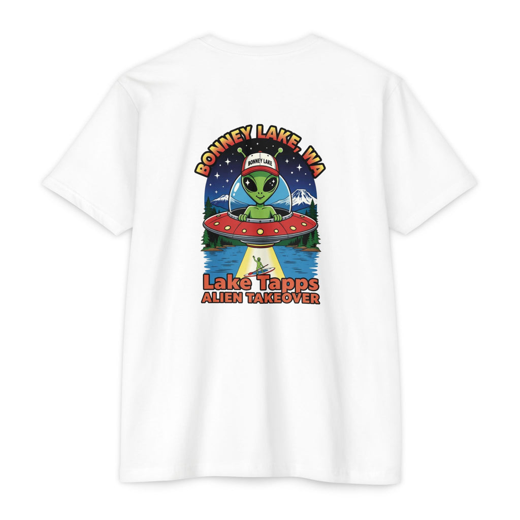 Lake Tapps Alien T-Shirt — 'Bonney Lake, WA' Lake Tapps Alien Takeover Graphic Tee
