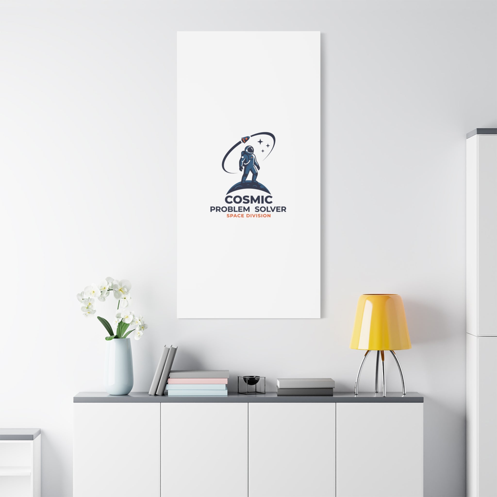 Cosmic Problem Solver Canvas | Space, Astronaut, Mission Patch