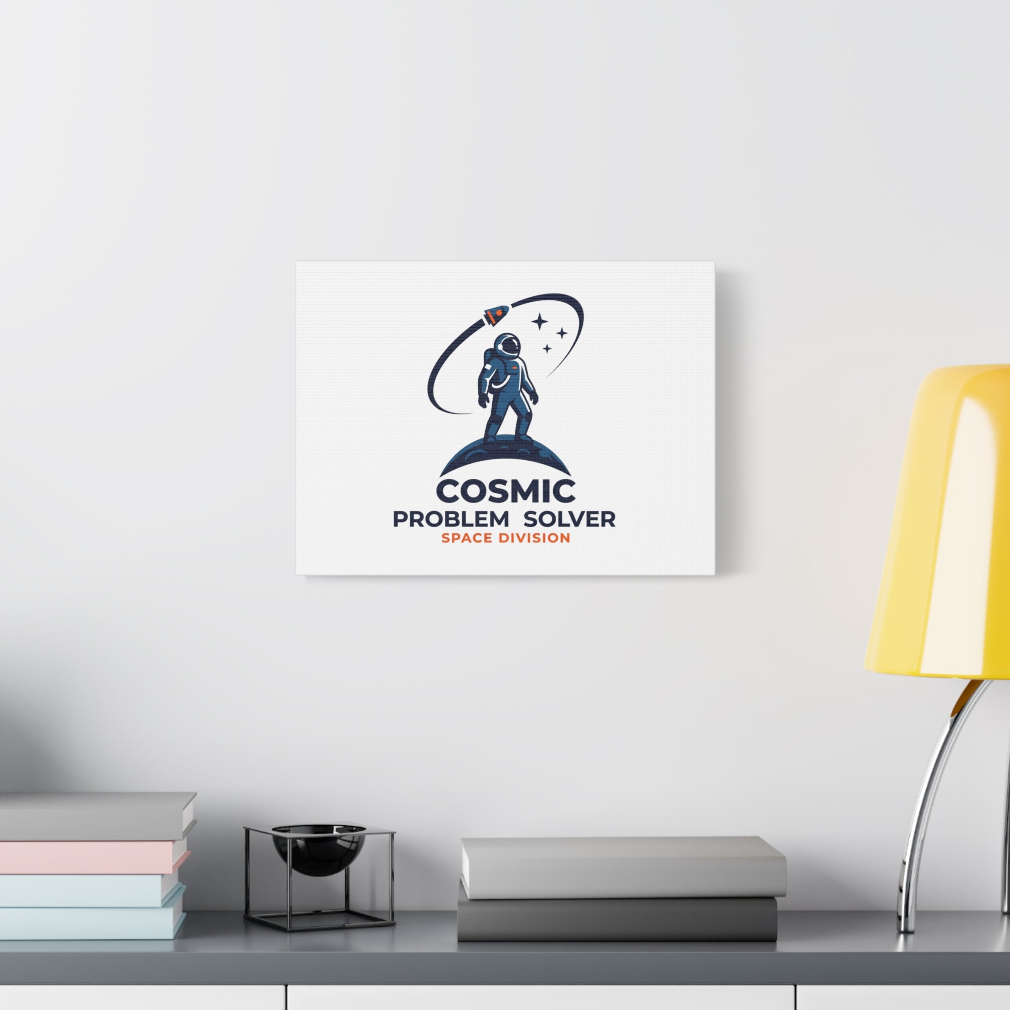 Cosmic Problem Solver Canvas | Space, Astronaut, Mission Patch