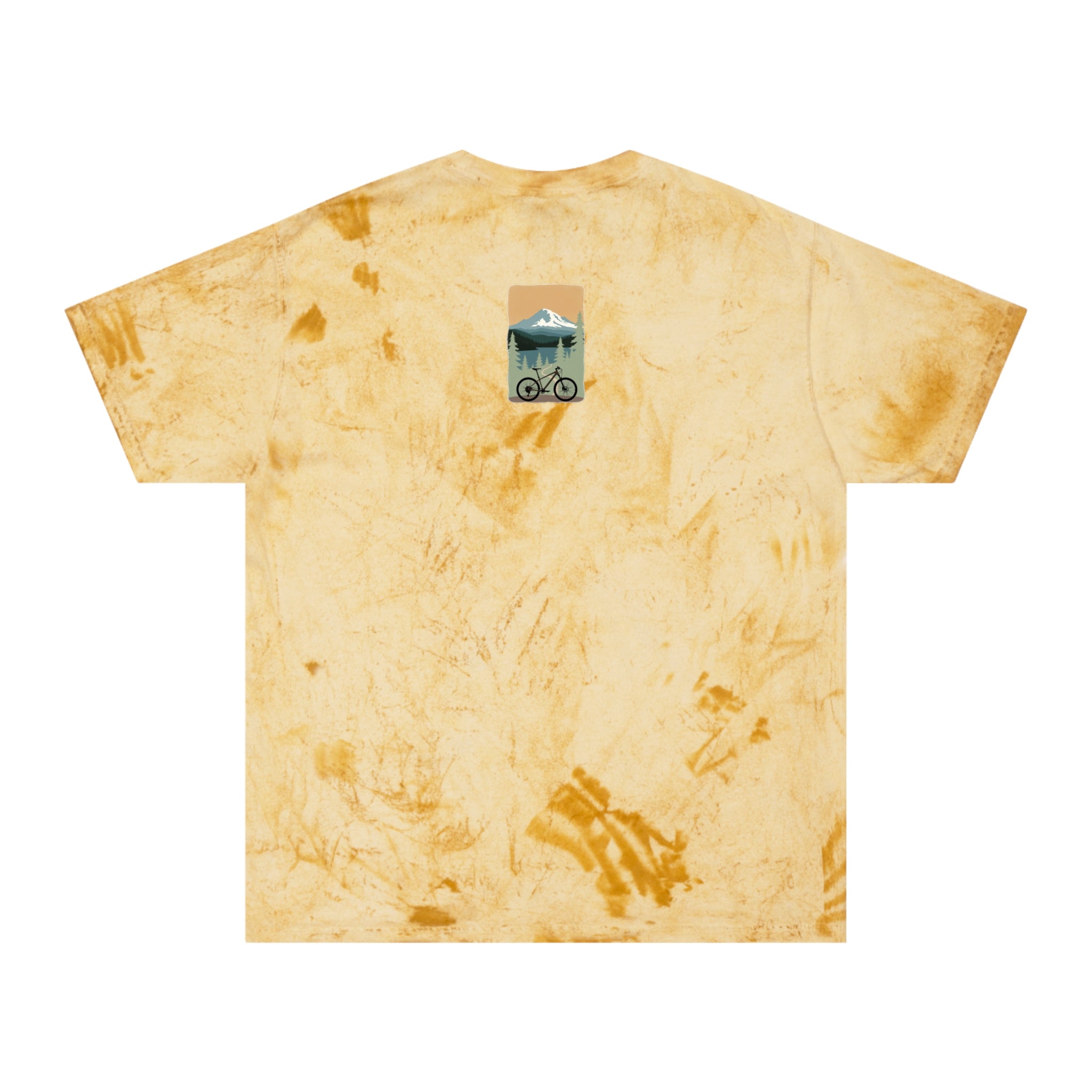 Tie-Dye Retro Mountain T-Shirt — Color Blast Outdoor Vibe