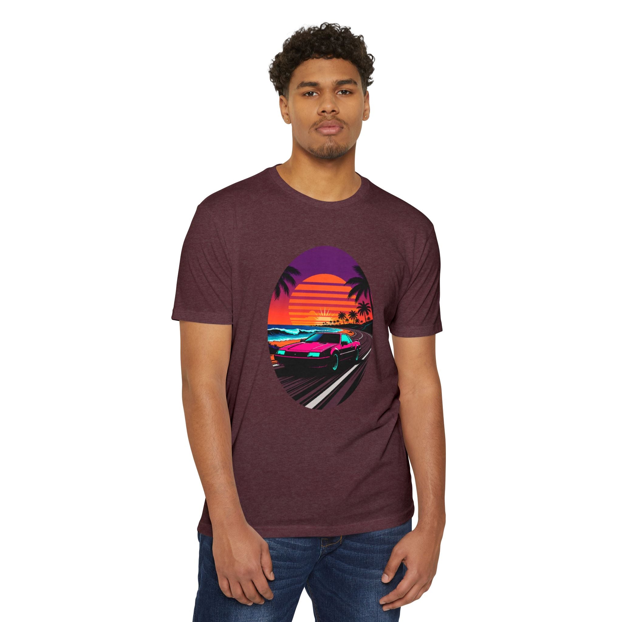 Retro Sunset Racer T-Shirt