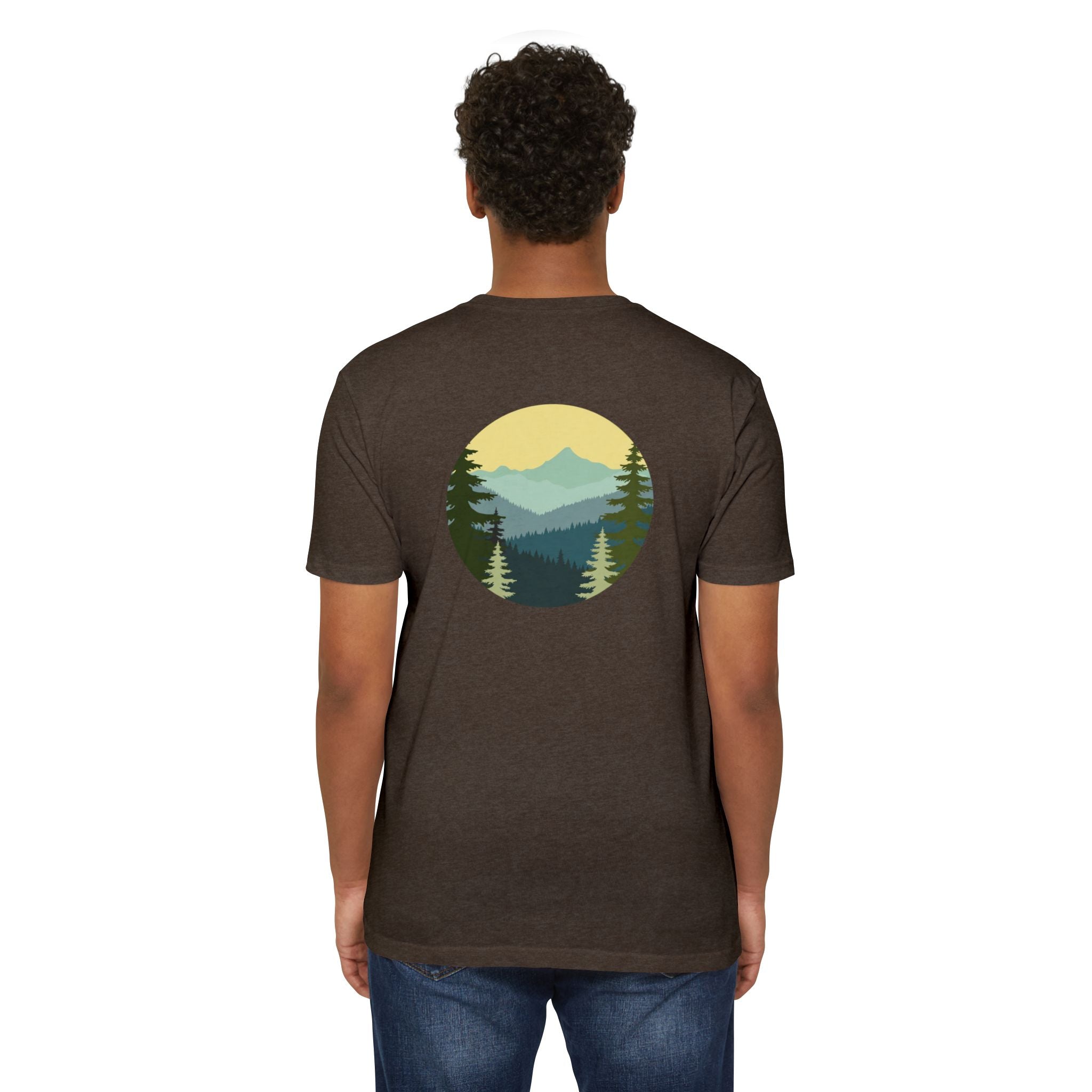 Pacific Northwest Retro Layered Mountains T-Shirt