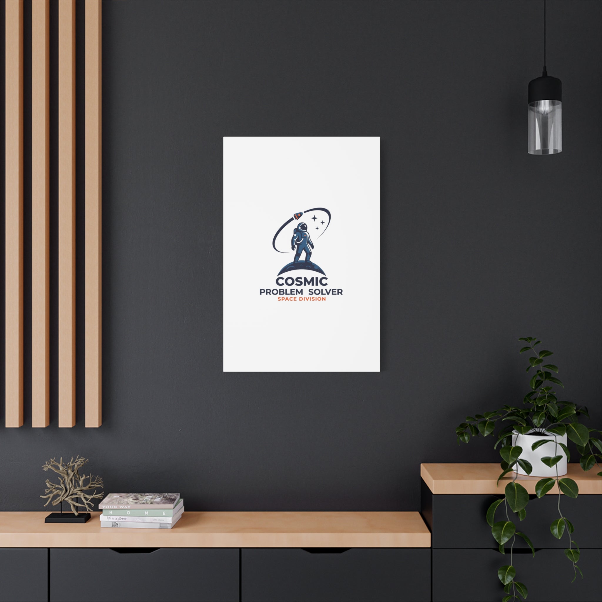 Cosmic Problem Solver Canvas | Space, Astronaut, Mission Patch