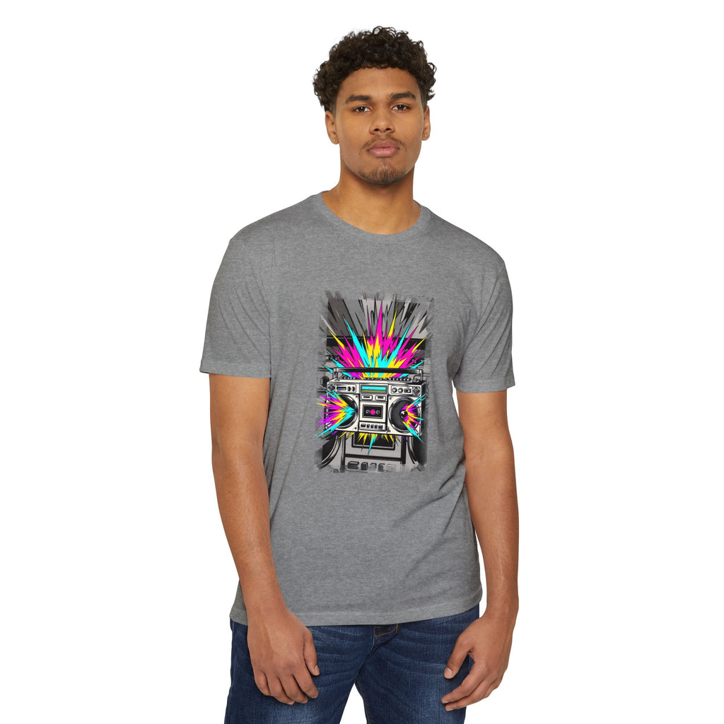 Retro Boombox Explosion T-Shirt
