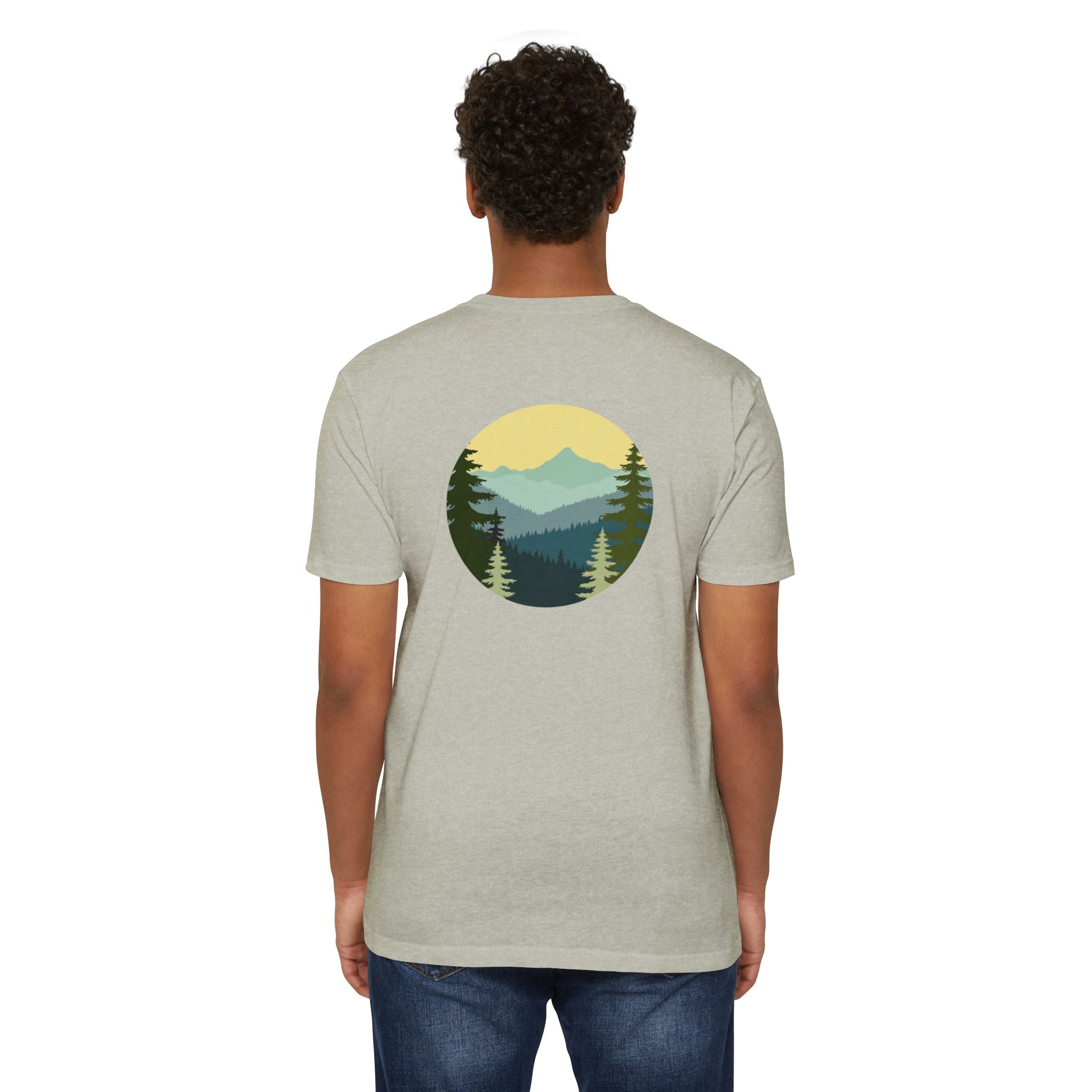Pacific Northwest Retro Layered Mountains T-Shirt