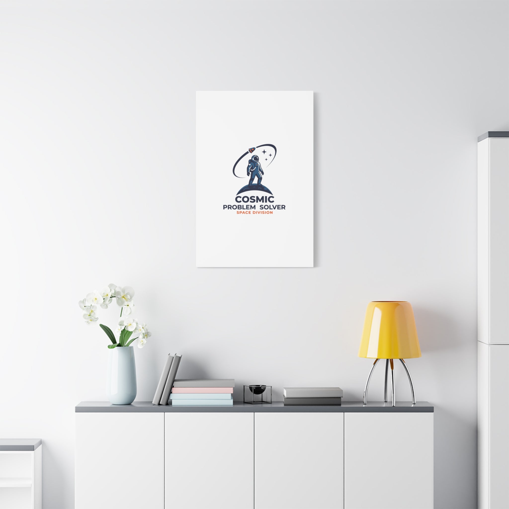 Cosmic Problem Solver Canvas | Space, Astronaut, Mission Patch
