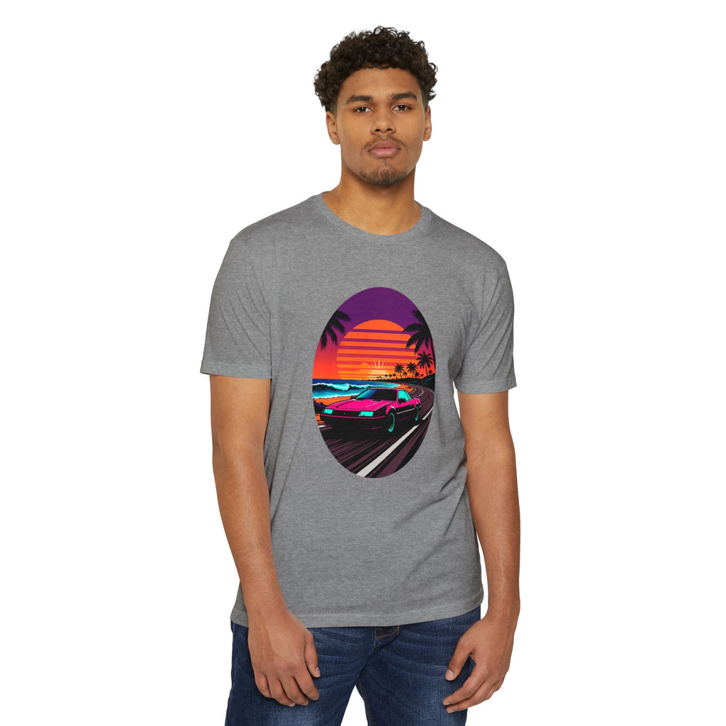 Retro Sunset Racer T-Shirt