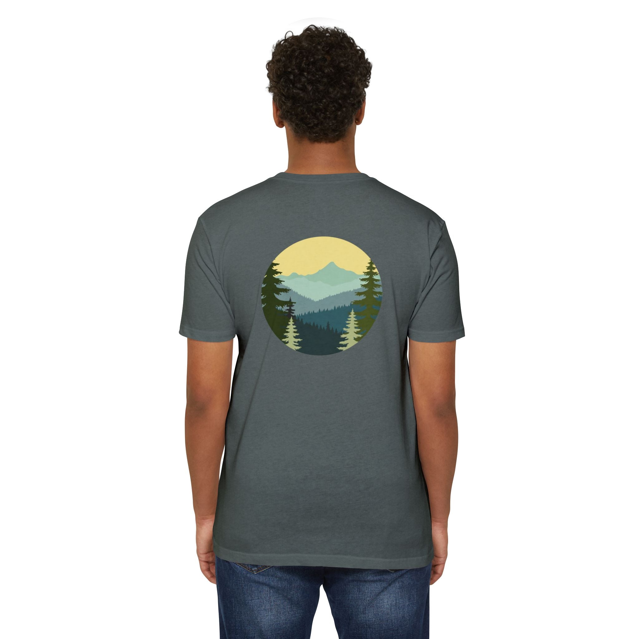 Pacific Northwest Retro Layered Mountains T-Shirt
