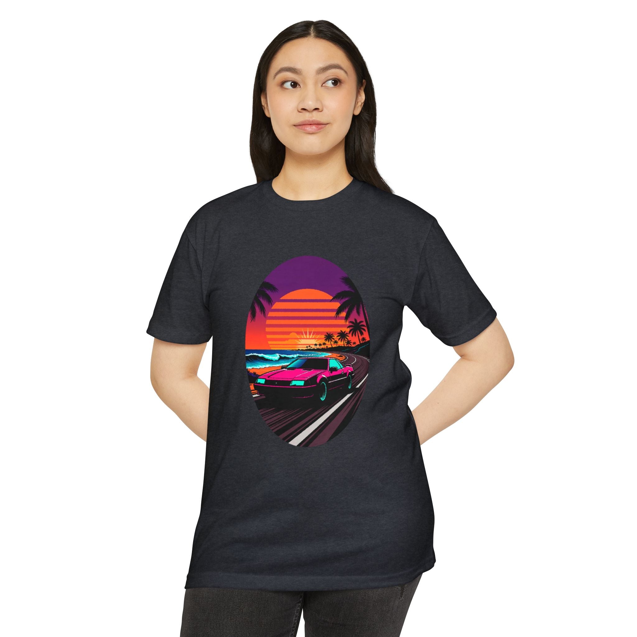 Retro Sunset Racer T-Shirt