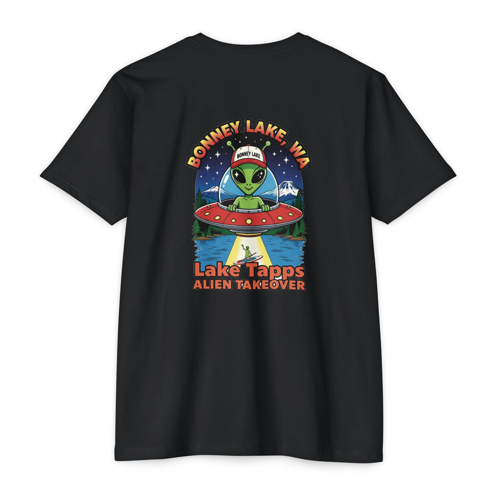 Lake Tapps Alien T-Shirt — 'Bonney Lake, WA' Lake Tapps Alien Takeover Graphic Tee